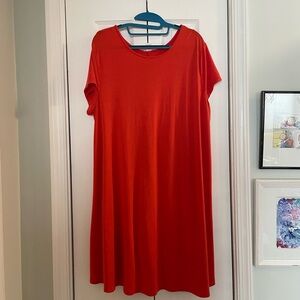 Orange Swing Dress